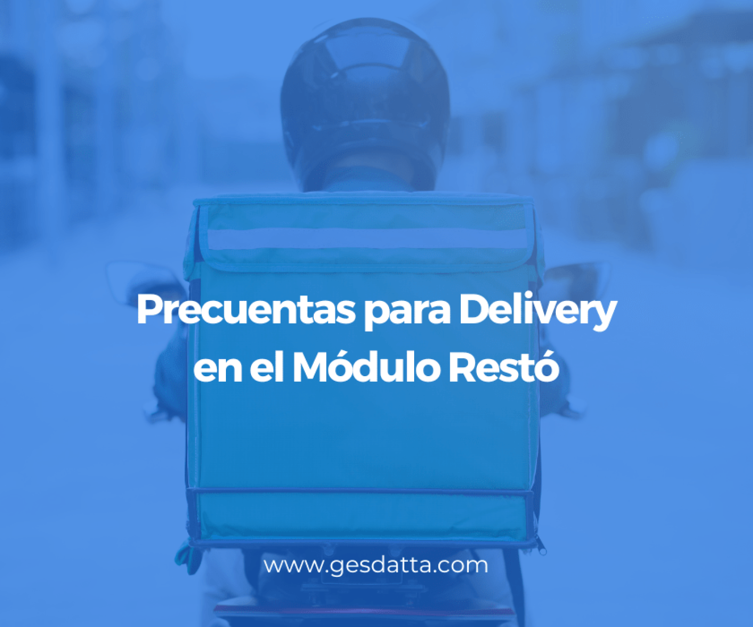 Precuentas para Delivery en el Módulo Restó