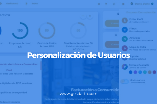 Personalización de Usuarios