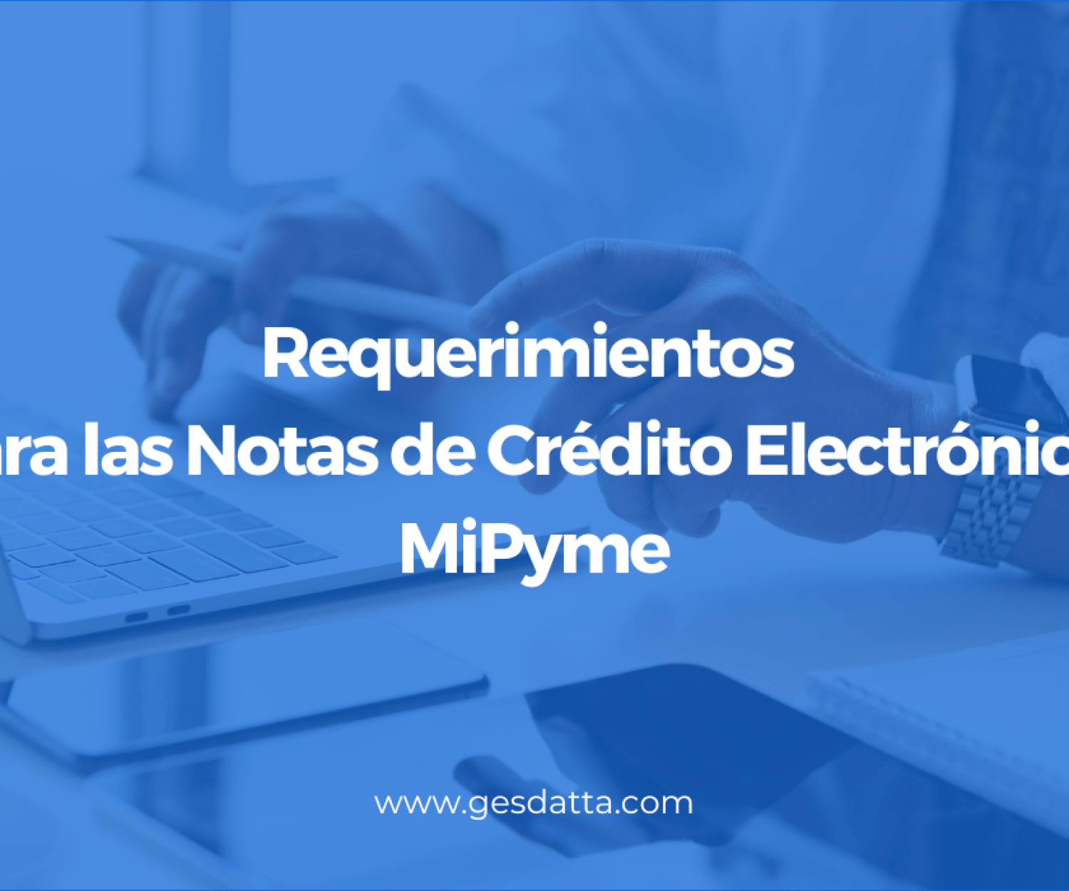 Requerimientos para las Notas de Crédito Electrónicas MiPyme