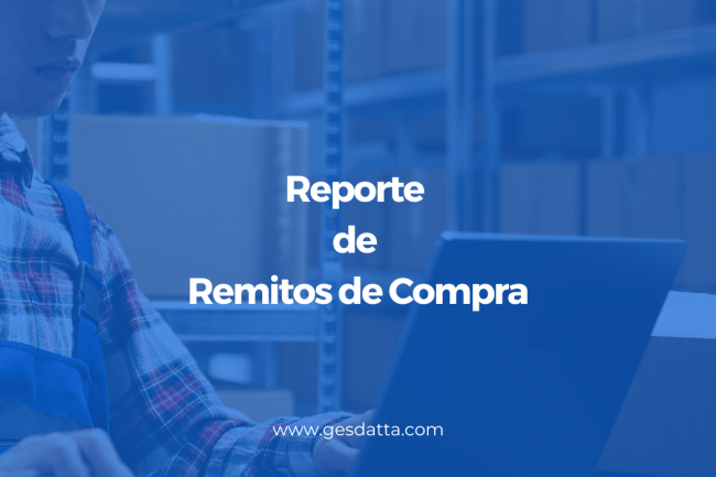 reporte de remitos de compra