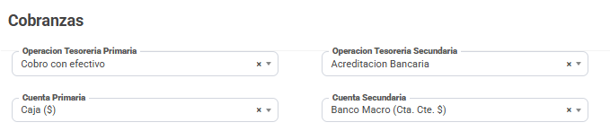 opciones de cobranzas
