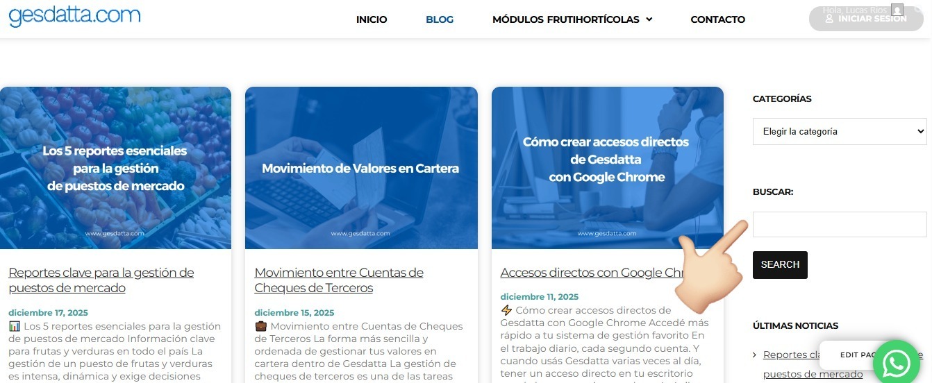 buscar en blog de gesdatta