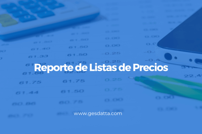 Listas de precio