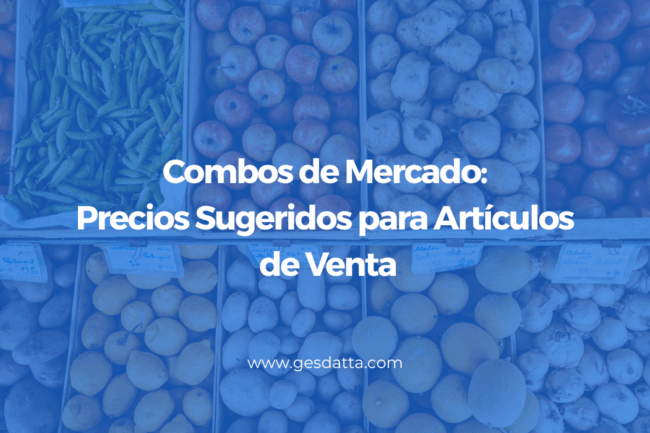 Precios Sugeridos para Artículos de Venta