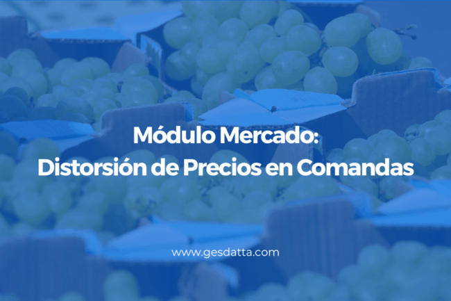 distorsión de precios en comandas